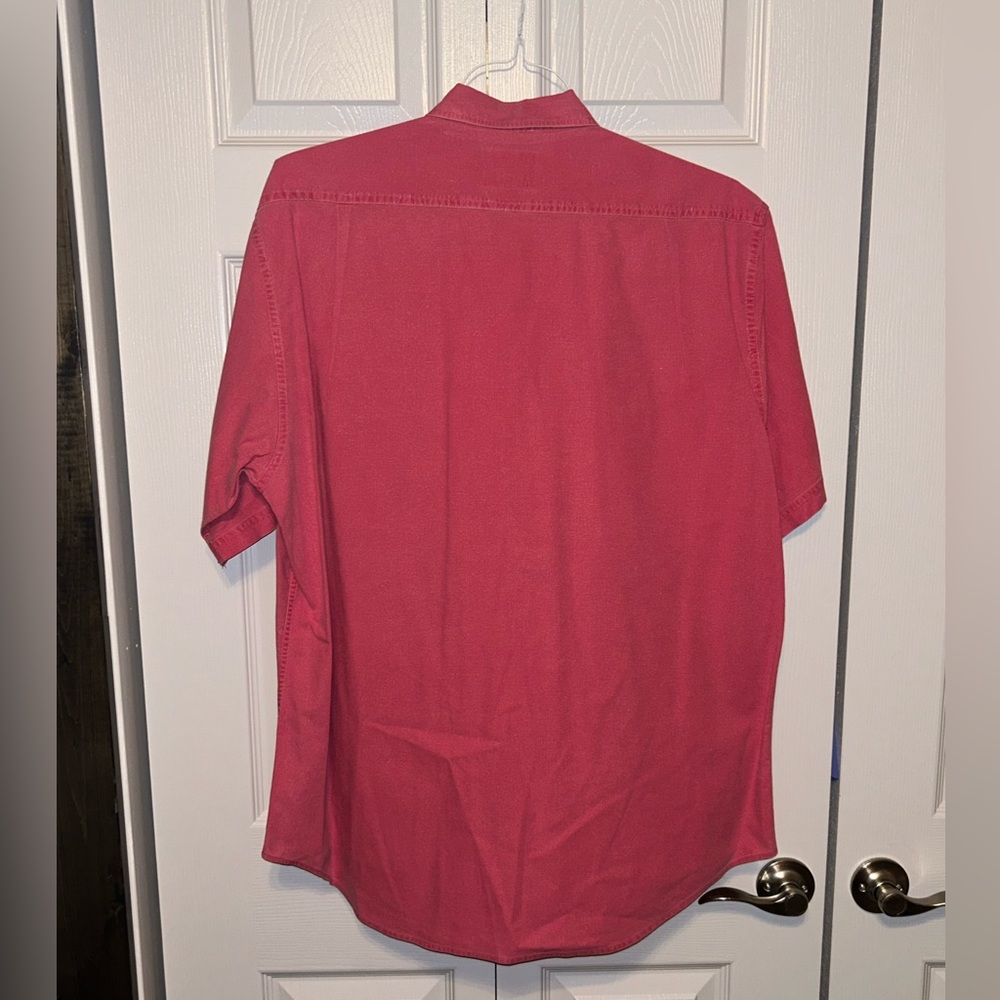 Vintage Woolrich Men's‎ Large Button Up Pink - Picture 3 of 3